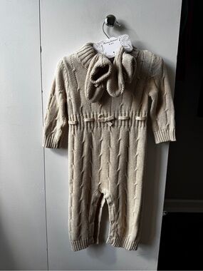 Knit Cable One Piece for kids 100% cotton